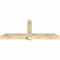 Ekena Millwork Eugene Rough Sawn Timber Gable Bracket, Douglas Fir, 84"W x 35"H x 6"D x 6"F, 10/12 Pitch GBW084X35X0606EUG00RDF - alternate 3